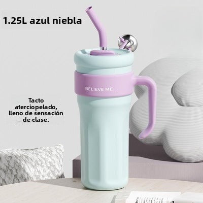 Vaso Térmico de Acero Inoxidable para Chicas: Gran Capacidad y Diseños Lindos