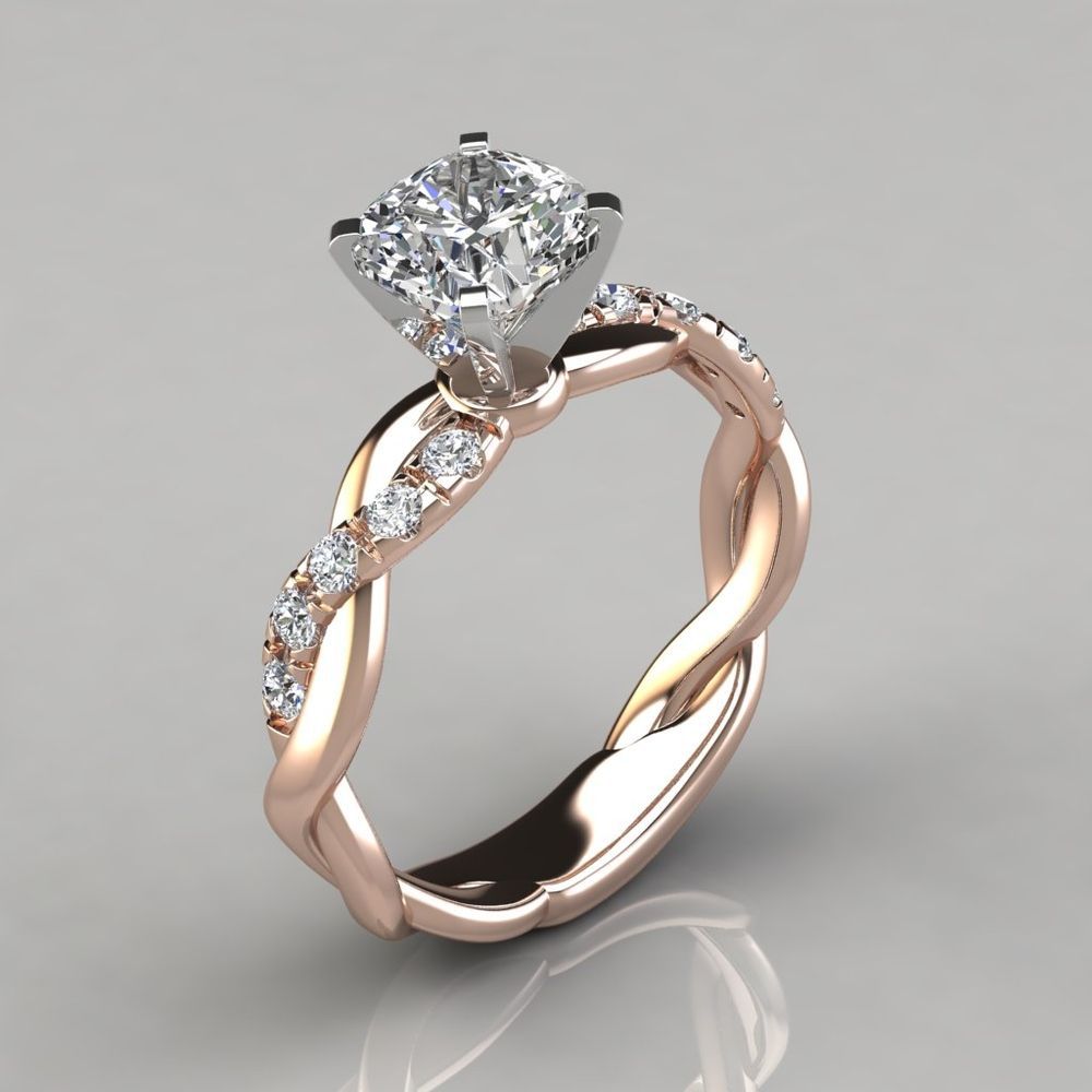 Anillo de Compromiso para Mujer en Plata 925 con Zirconia Cúbica – Disponible en Oro Rosa, Dorado y Plata