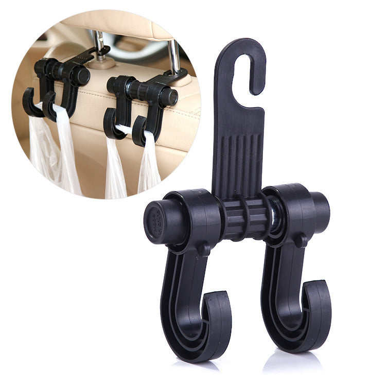 Multifunction Car Headrest Hook: Hidden 360° Load-Bearing Hook