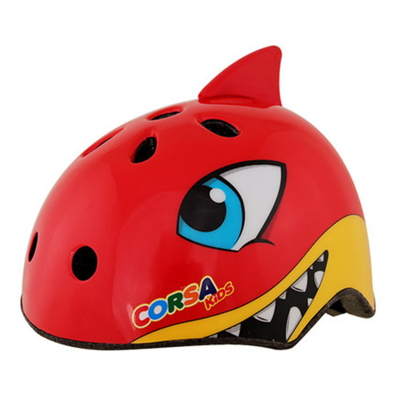Casco para ciclismo Infantil: diseño de dinosaurio, Oso, tiburón  y zorro  Protección para Deportes y Patinaje