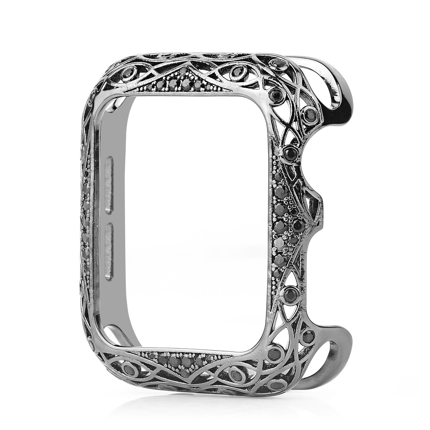 Protector de Pantalla para Apple Watch  en Metal con Piedras Brillantes | Serie 6/7/8/9/10