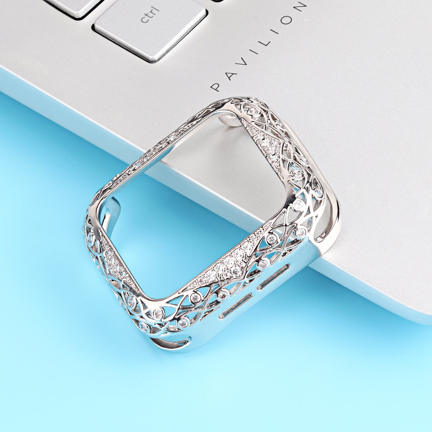 Protector de Pantalla para reloj Apple con Incrustación de cristales 