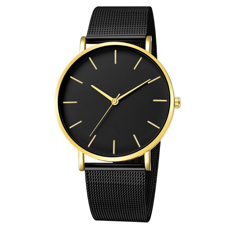 Reloj para Hombre Minimalista con Correa de Acero y Movimiento de Cuarzo