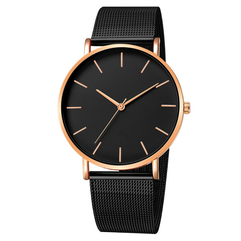Reloj para Hombre Minimalista con Correa de Acero y Movimiento de Cuarzo