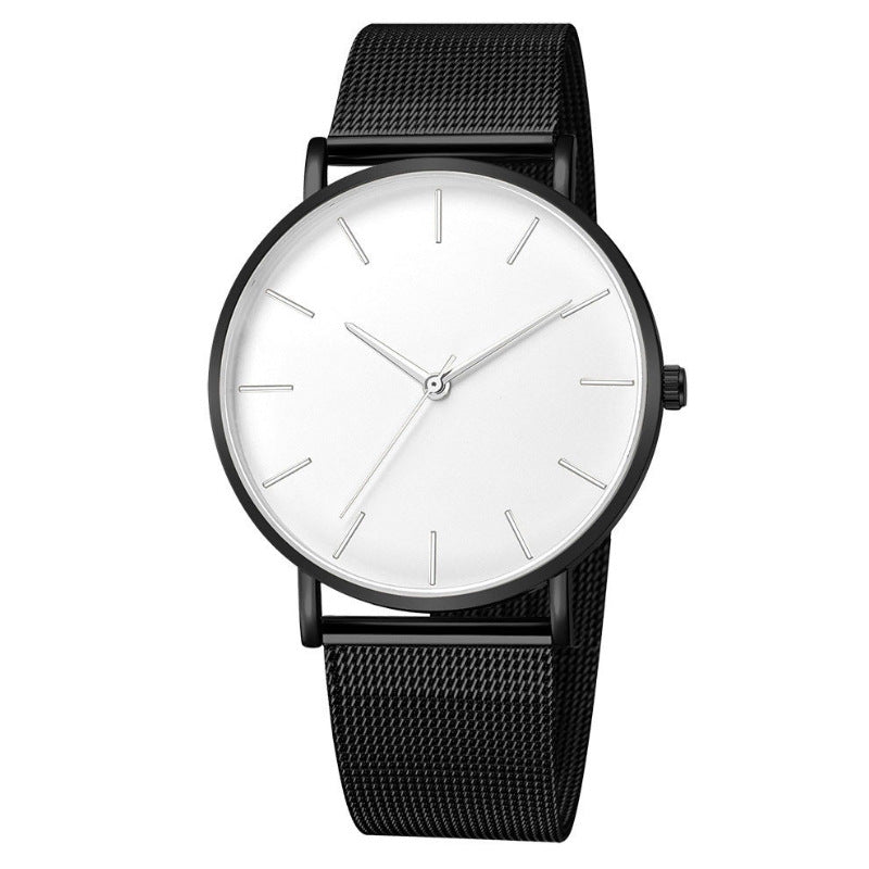 Reloj para Hombre Minimalista con Correa de Acero y Movimiento de Cuarzo