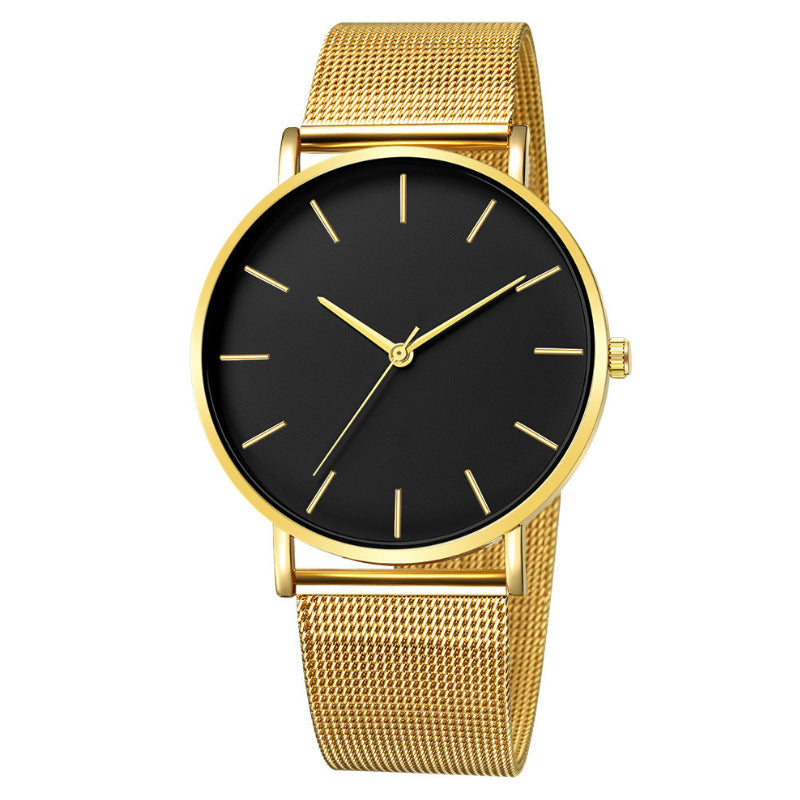 Reloj para Hombre Minimalista con Correa de Acero y Movimiento de Cuarzo