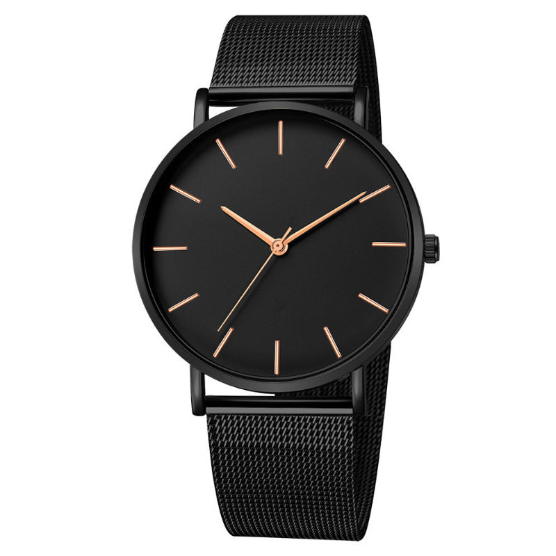 Reloj para Hombre Minimalista con Correa de Acero y Movimiento de Cuarzo