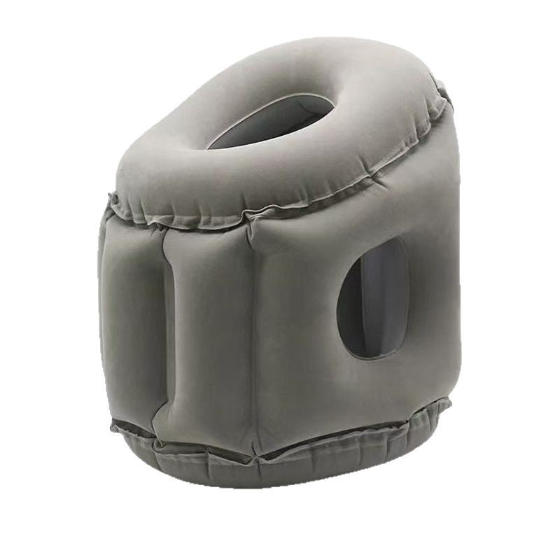 Inflatable Nap Pillow for Travel and Office: Comfortable Rest on Trains