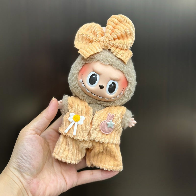 Ropa de Invierno para Muñecas Labubu de 17cm – Sets Calientitos y Adorables (Muñeca no incluida)