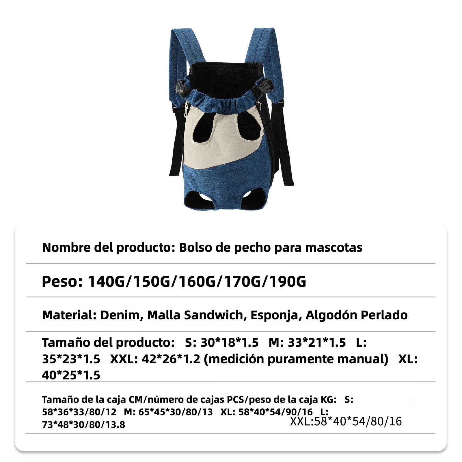 New Portable Breathable Pet Bag: Backpack for Dogs and Cats Outing