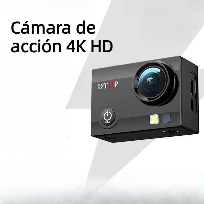 DTUP K1 Cámara de acción 4K | Vlog, natación y buceo, grabadora portátil