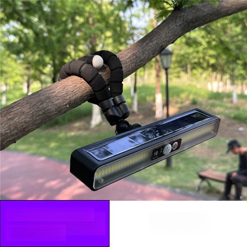 Clamp Solar Light: Outdoor Motion Sensor Camping Garden Light