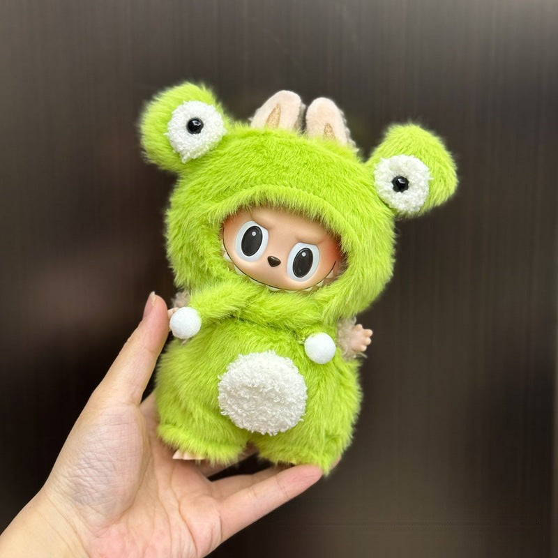 Disfraz Tierno para Muñeca Labubu 17 cm – Accesorios para Personalizar (Muñeca No Incluida)