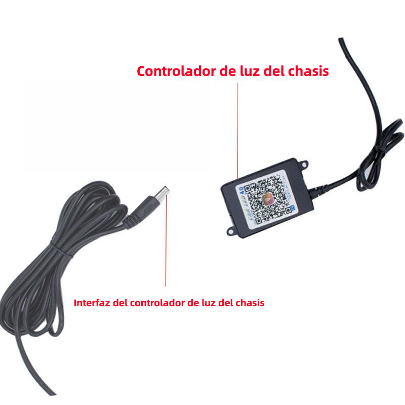 Luces LED Para Auto Con Control Por Voz Y App – Tiras LED Multicolor