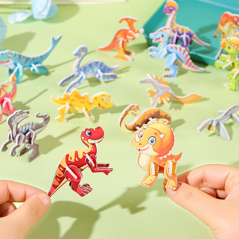 Rompecabezas 3D en Papel para Niños: Juguete Educativo y Manualidades