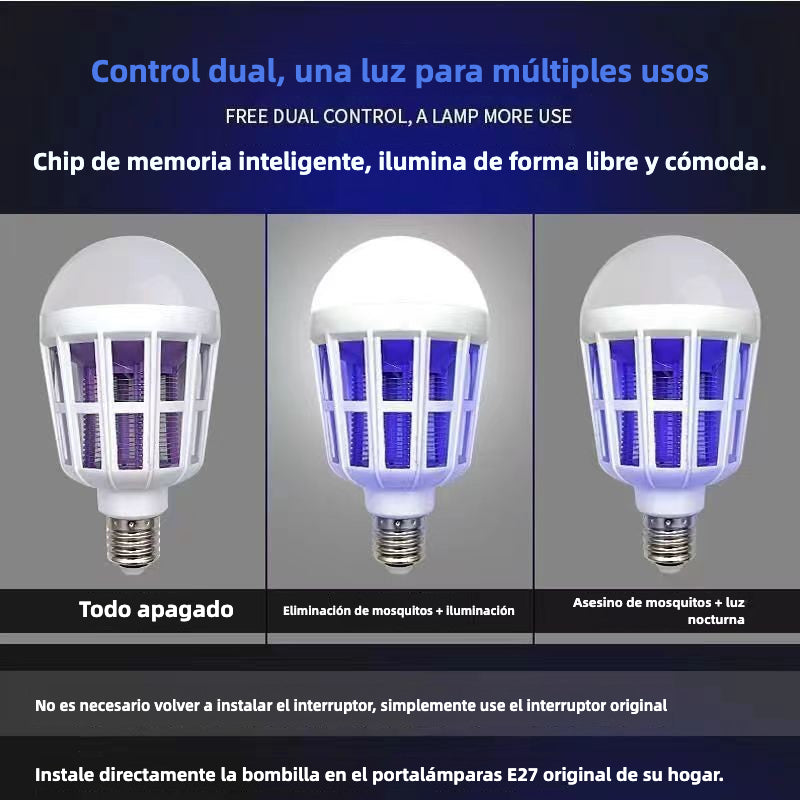 LED Mosquito Repellent Light E27: Dual Function Lighting and Insect Control