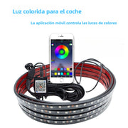 Luces LED para auto con control por voz y aplicación