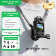 SJCAM Speed Shadow C300 Mini Cámara de Acción para Motocicleta, Grabadora de Conducción, Cámara 4K No Panorámica 360 para Vlogs