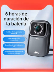 Cámara G11 Thumb - Cámara de salpicadero para motocicleta, Vlog de ciclismo 4K HD, panorámica no 360