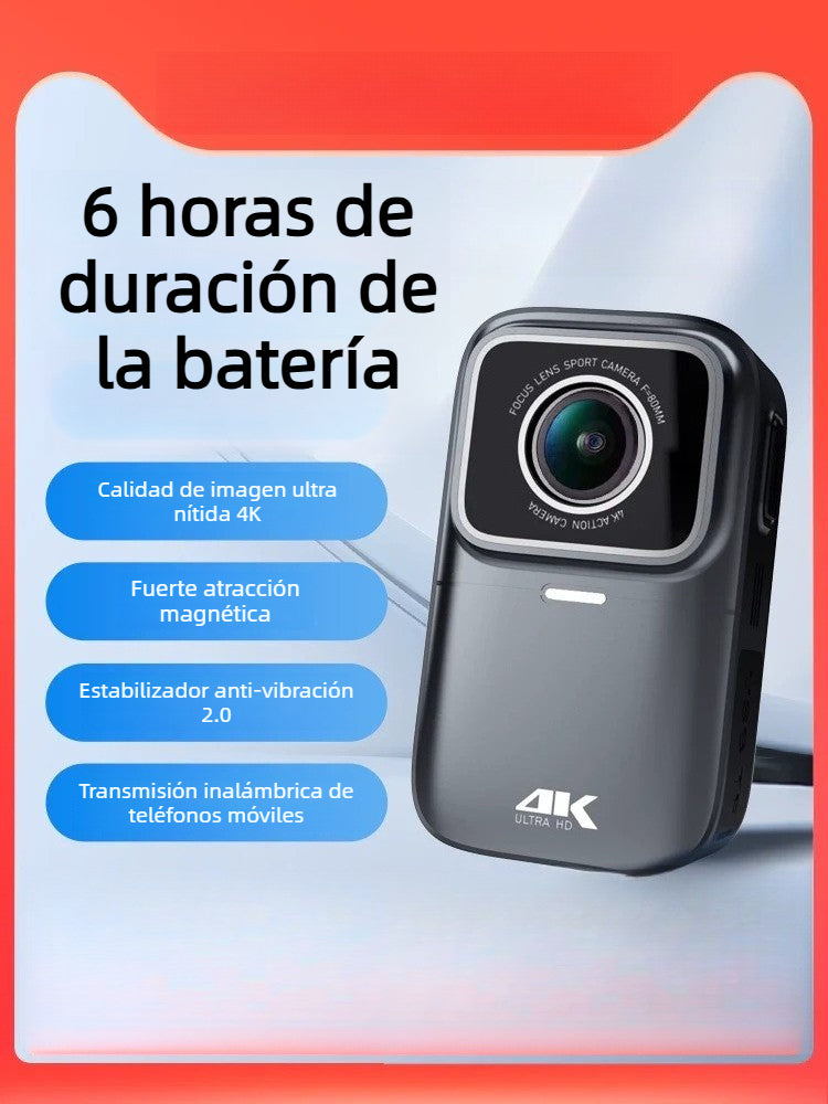 Cámara G11 Thumb - Cámara de salpicadero para motocicleta, Vlog de ciclismo 4K HD, panorámica no 360