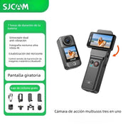 Cámara de acción SJCAM Speed Shadow C400 Thumb 4K Ultra HD con visión nocturna para motocicleta