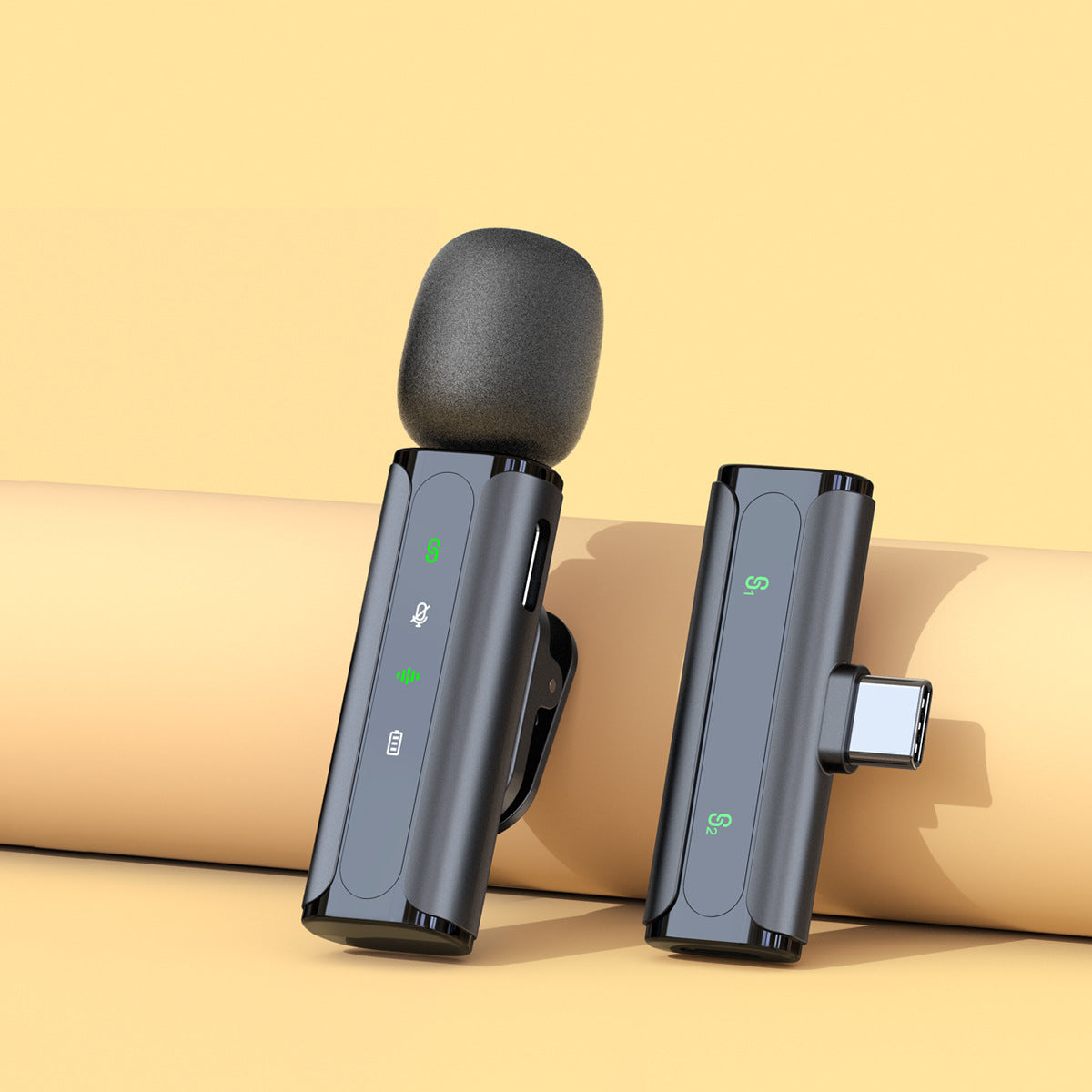 Micrófono Inalámbrico  Con Reducción De Ruido – Compatible Con Celulares, Tablets Y Computadoras