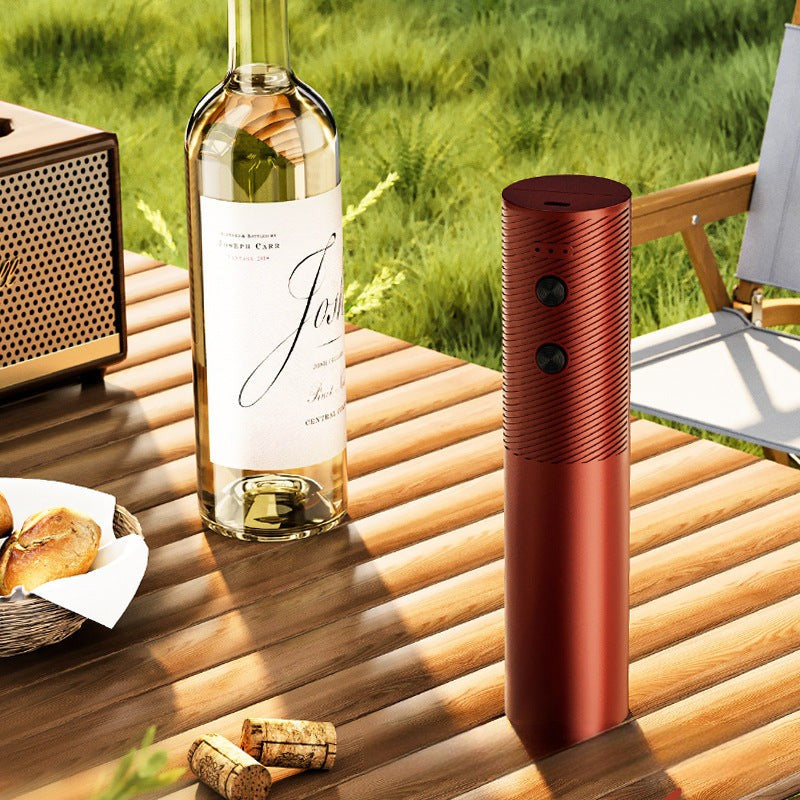 Abrebotellas eléctrico de vino: base elegante, regalo ideal, tapón de vino, sacacorchos automático