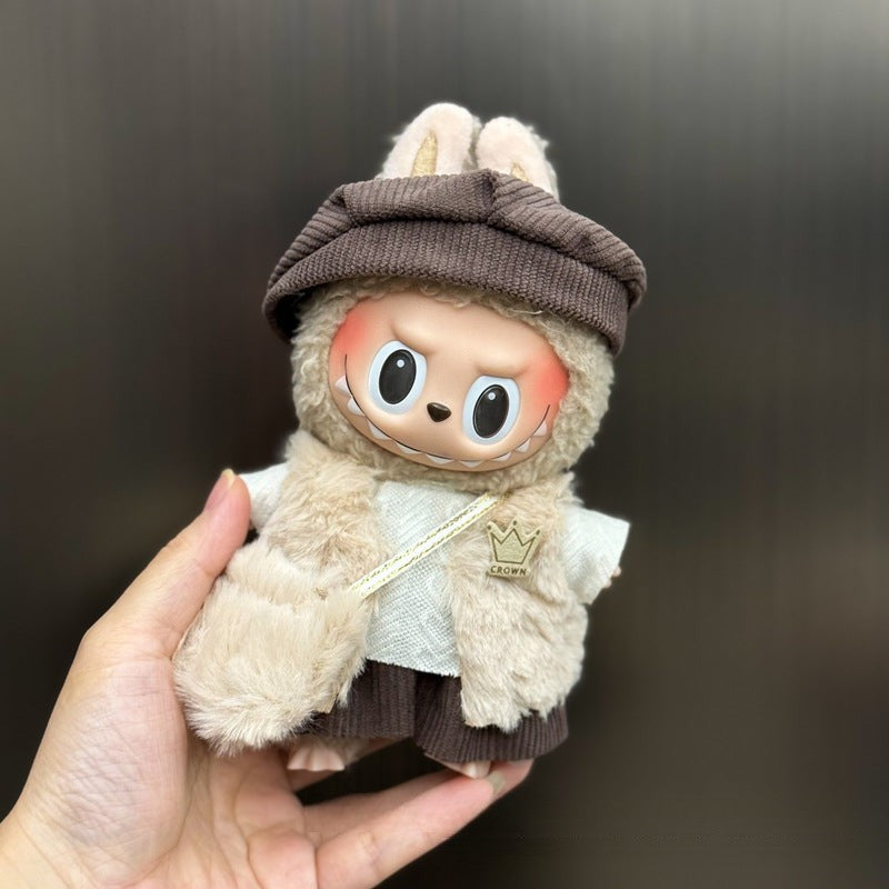 Ropa de Invierno para Muñecas Labubu de 17cm – Sets Calientitos y Adorables (Muñeca no incluida)