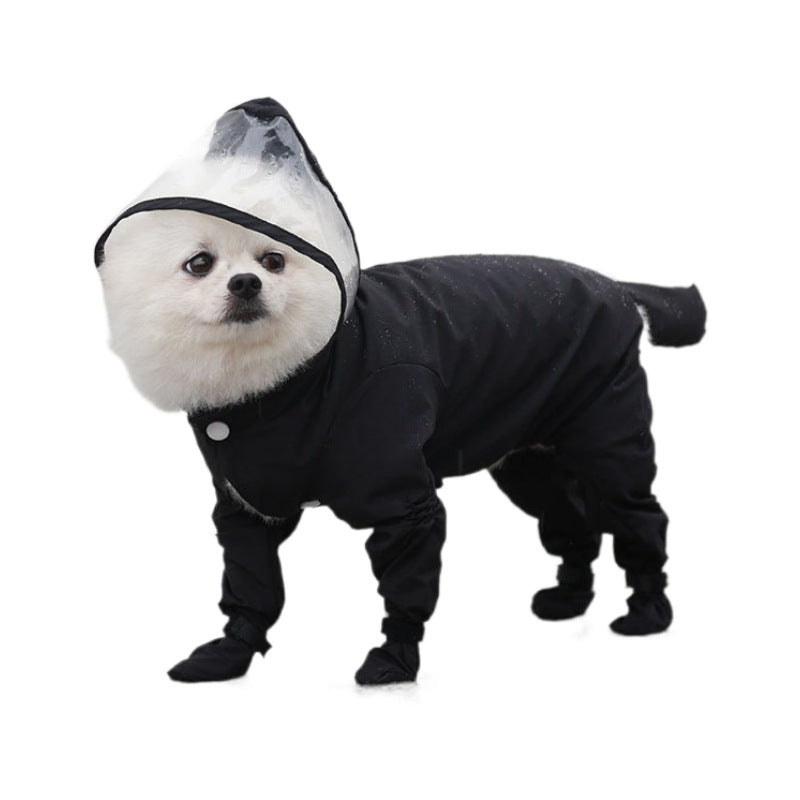 Complete Waterproof Pet Raincoat for Cats and Dogs: Teddies, Bichons, French Bulldogs