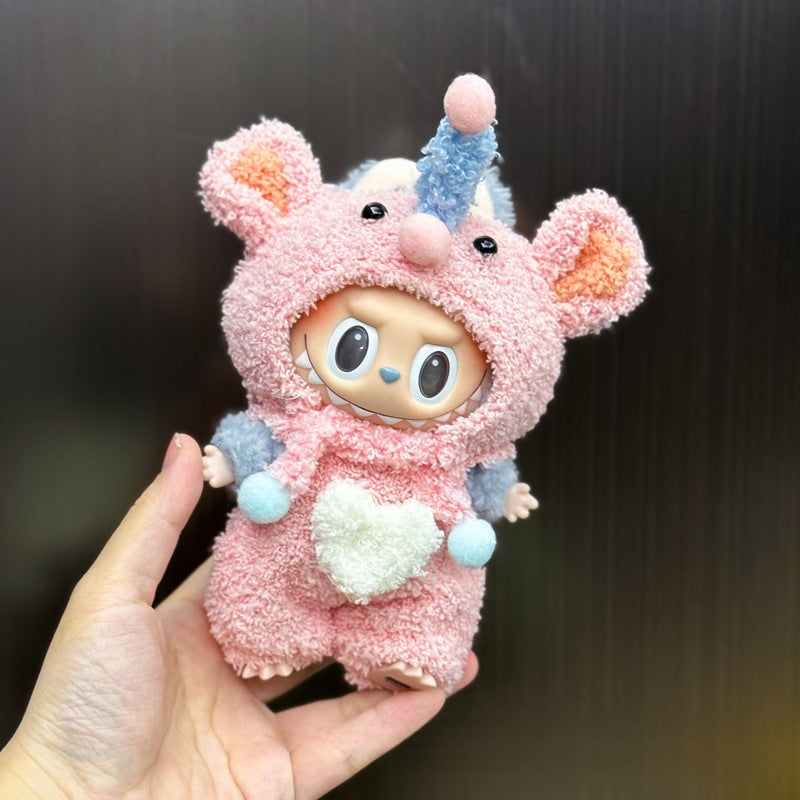 Disfraz Tierno para Muñeca Labubu 17 cm – Accesorios para Personalizar (Muñeca No Incluida)