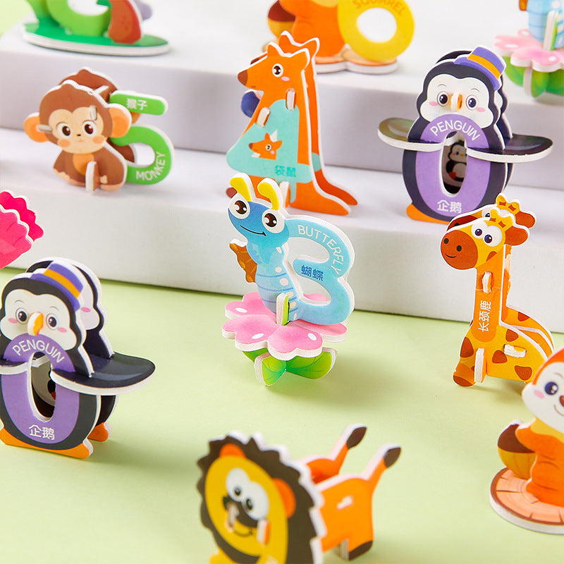 Rompecabezas 3D en Papel para Niños: Juguete Educativo y Manualidades