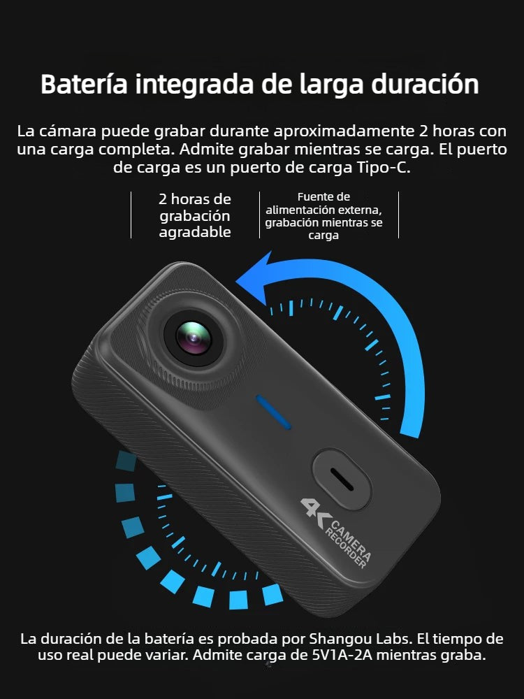 Cámara de acción para pulgar Shangou G10/G10+ Grabadora de conducción para motocicleta Cámara de ciclismo HD para vlogs