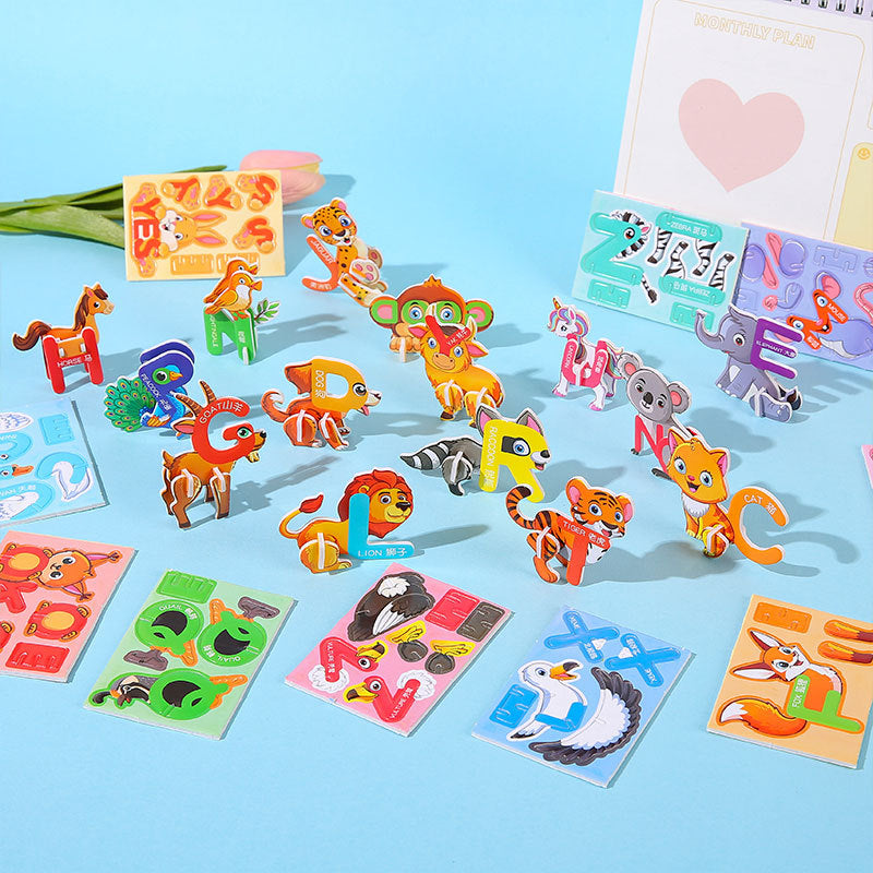 Rompecabezas 3D en Papel para Niños: Juguete Educativo y Manualidades