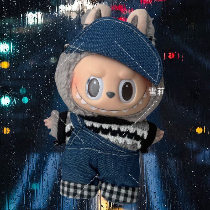 Soft Saga: Compatible with Labubu, Clothing Set, Accessories for 17cm Dolls, Accessories for Labubu (No Doll)
