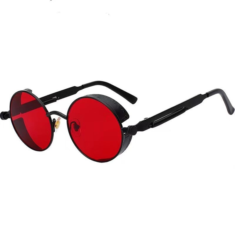 Gafas de Sol Redondas Cyberpunk con Lentes de Colores