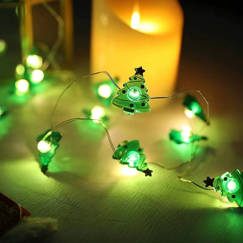 Luces navideñas con diseño de árbol de Navidad