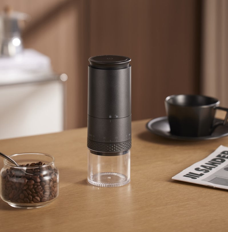 Molinillo de Café Eléctrico Portátil: USB Recargable, Compacto y Eficiente