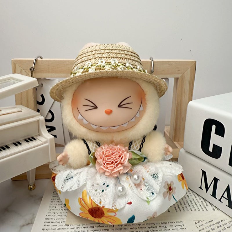 Soft Saga: Compatible with Labubu, Clothing Set, Accessories for 17cm Dolls, Accessories for Labubu (No Doll)
