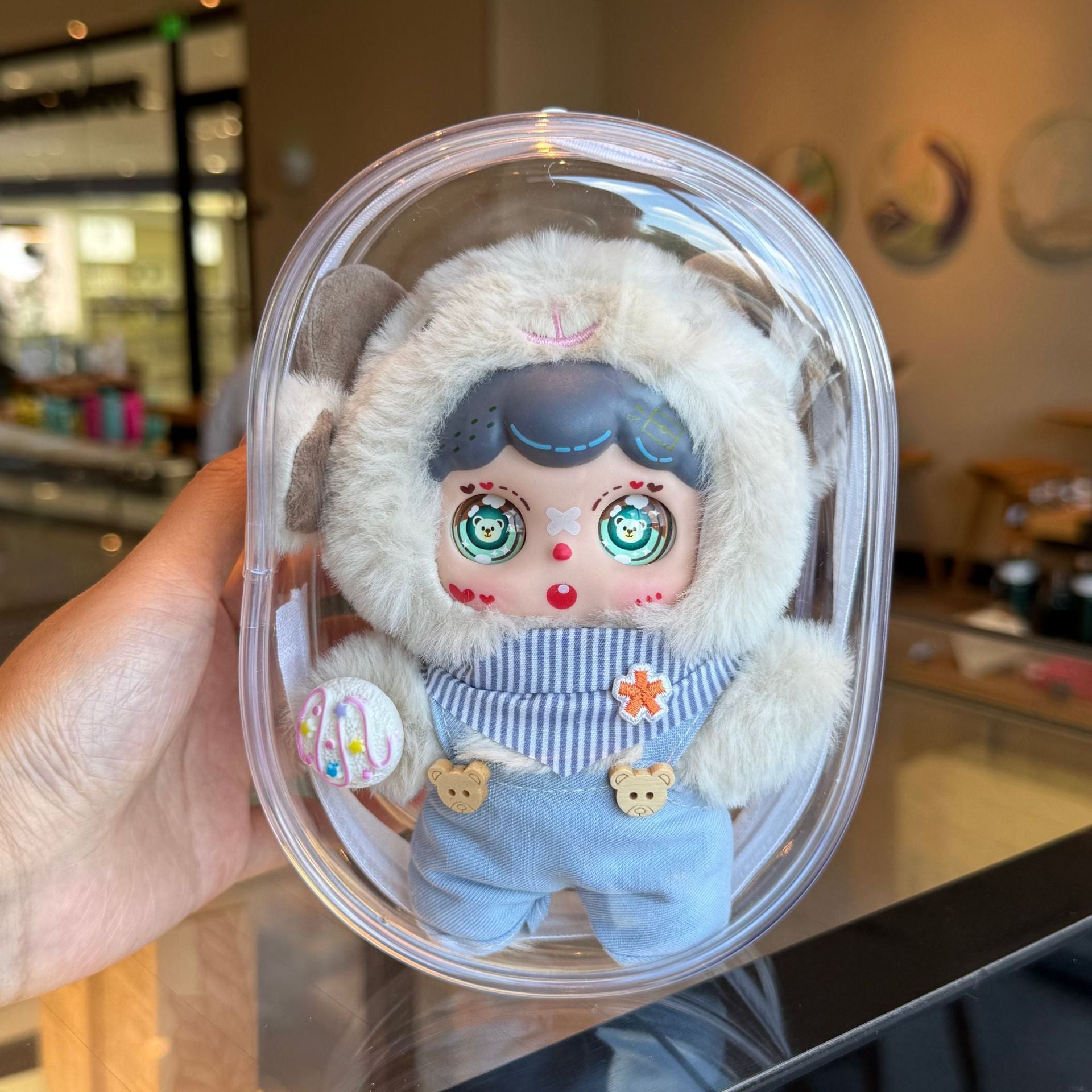 Muñeco De Peluche Cara Adorable: Charms Para Colgar En Mochilas Y Bolsos
