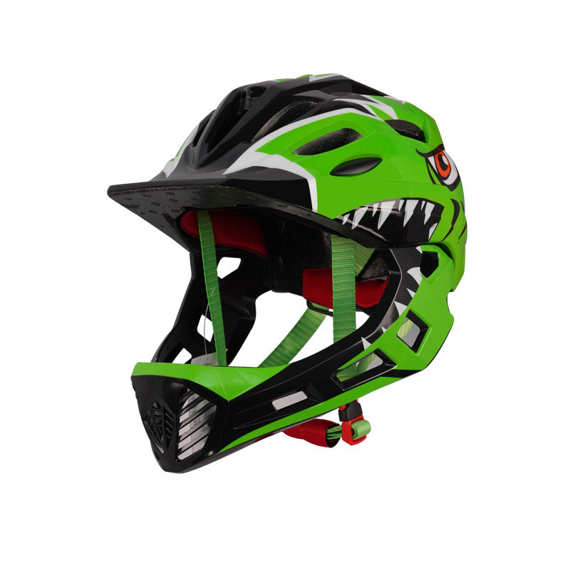 Casco de ciclismo con quijada desmontable para hombres, mujeres y niños