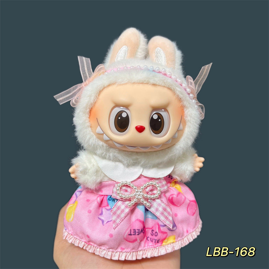 Disfraces y ropa en diseños adorables: para la bubu de 17cm, (Muñeca no incluida)