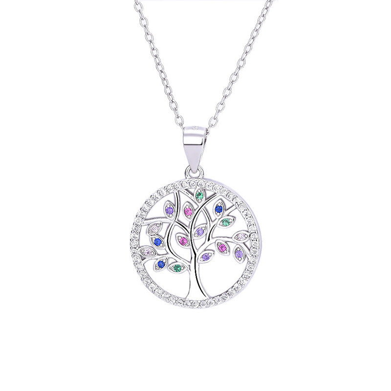 Collar de árbol de la vida en plata925: Crecimiento personal