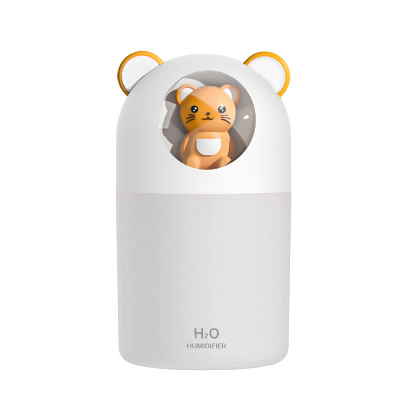 Humidificador Inteligente: Gran Capacidad, USB, Silencioso, Luz Nocturna, Purificador de Aire Compacto