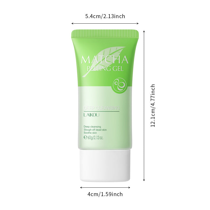 Exfoliante Corporal de Matcha de 60g: Gel Exfoliante para Piel Suave y Radiante