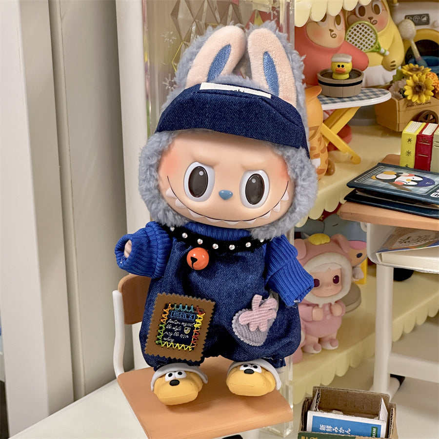 Cute Companions: Compatible with Labubu, Clothing Set, Accessories for 17cm Dolls, Accessories for Labubu (No Doll)