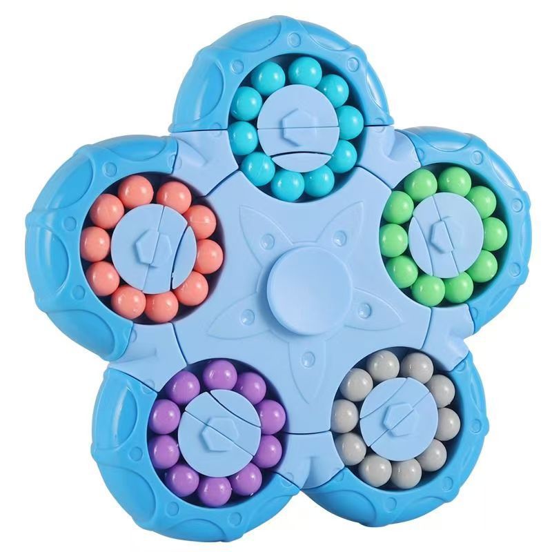 Hand Third Eye: Multicolor Puzzle Cube for Relaxation and Mental Development