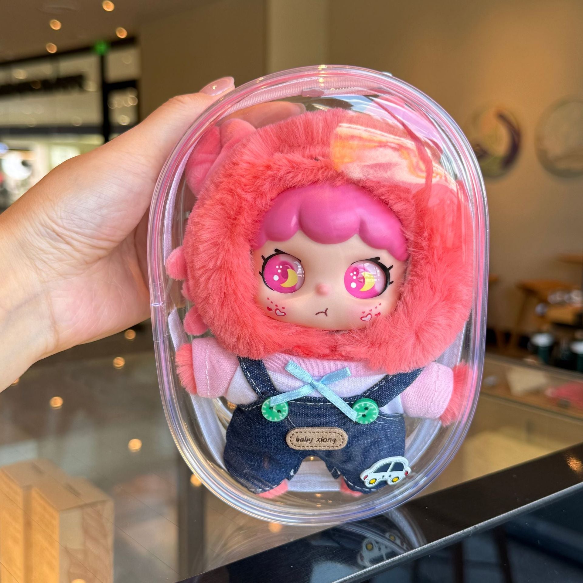 Muñeco De Peluche Cara Adorable: Charms Para Colgar En Mochilas Y Bolsos
