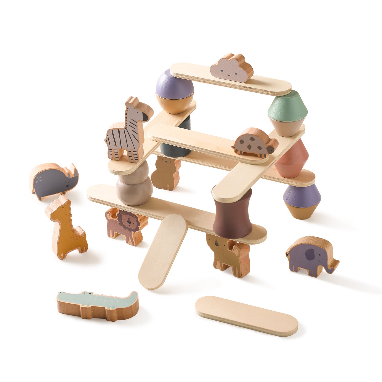 Bloques de Madera para Niños: Imaginación, Coordinación y concentración