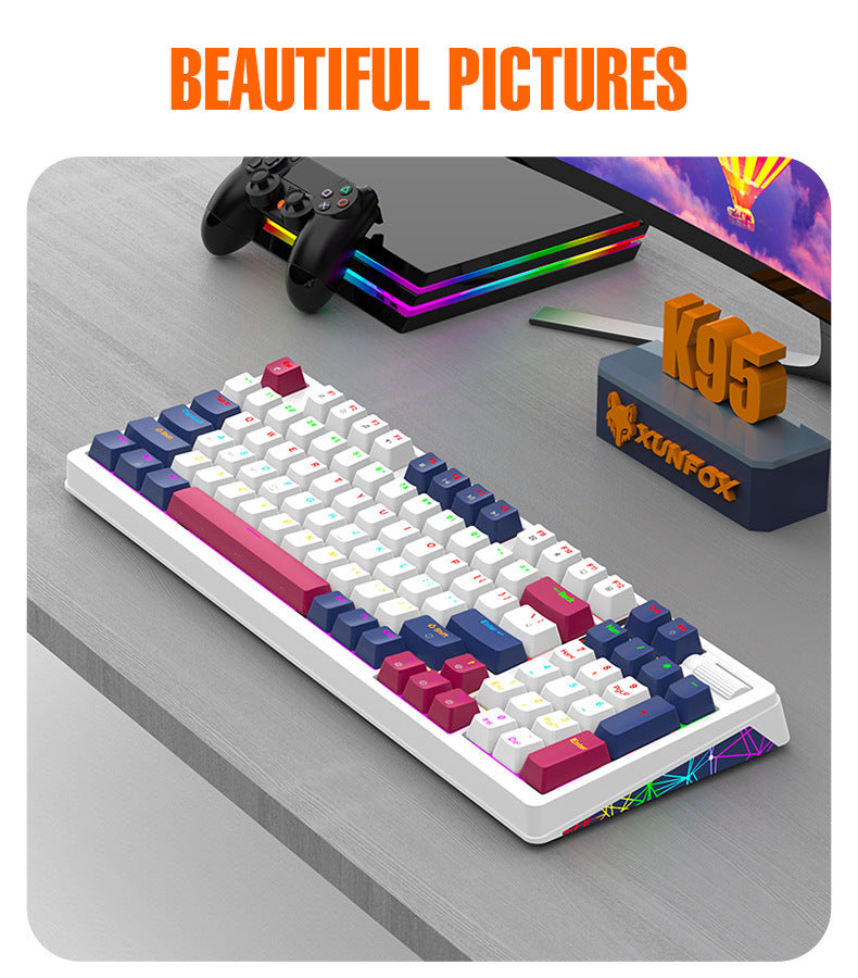 Teclado Mecánico Inalámbrico K95: Bluetooth, Hot-Swap  para Juegos