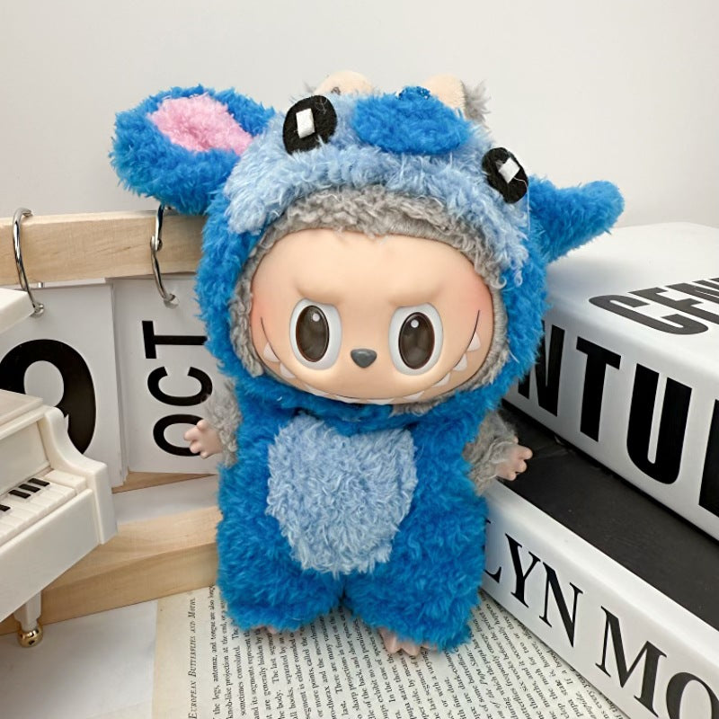 Soft Saga: Compatible with Labubu, Clothing Set, Accessories for 17cm Dolls, Accessories for Labubu (No Doll)